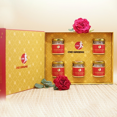 Bôt Nhân Sâm CND GINSENG GOLD SET (5 HỦ)