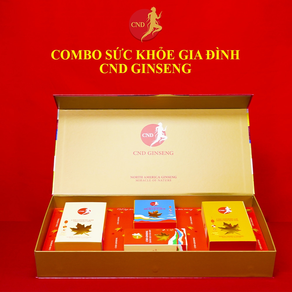 COMBO SỨC KHỎE GIA ĐÌNH CND GINSENG